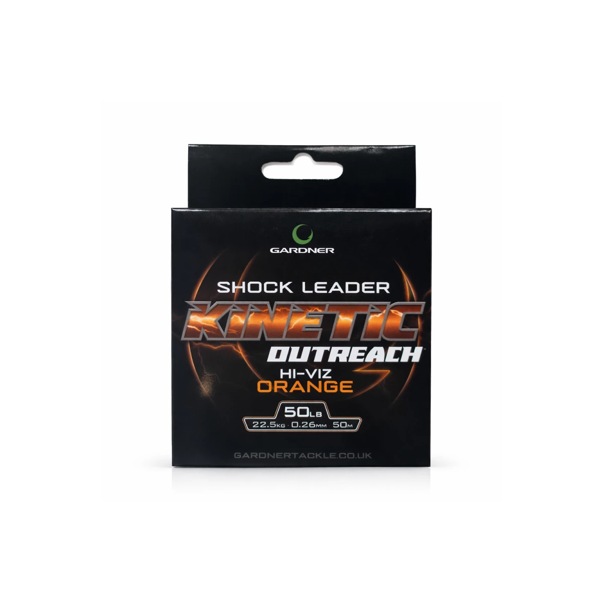 Gardner Kinetic Outreach Shock Leader Orangemodel 50 lb (0,26mm) - MPN: XKOSO - EAN: 5060573465922