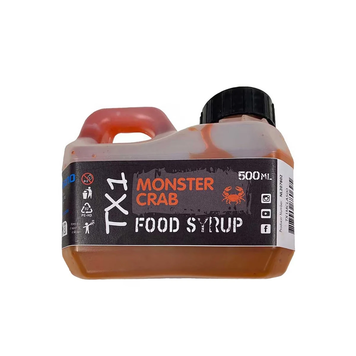 Shimano Tribal TX1 Food Syrup - Monster Crabopakowanie 500ml - MPN: TX1MCLA500 - EAN: 8717009880695
