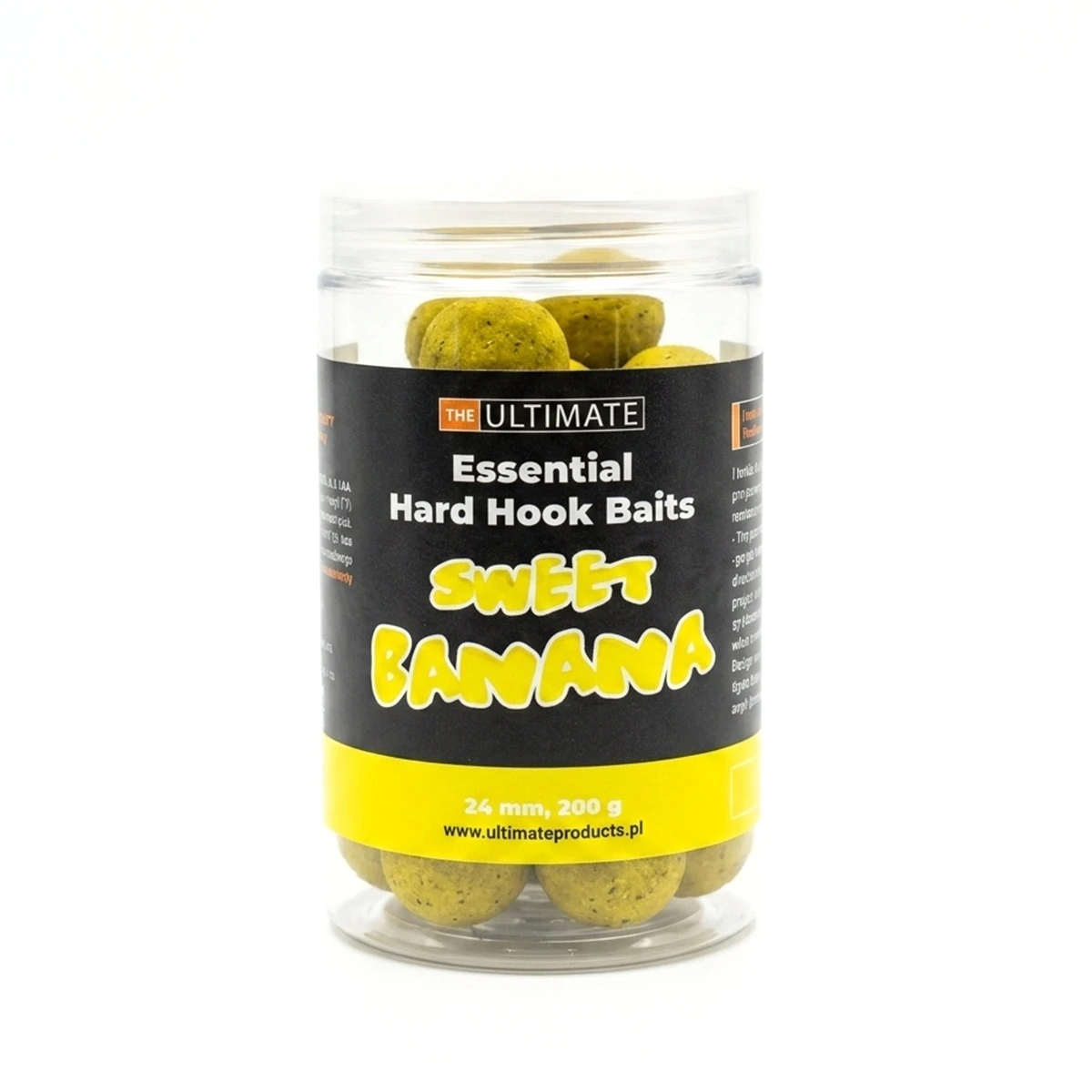 UltimateProducts Essential Hard Hookbaits - Sweet Bananarozmiar 24 mm - EAN: 5903855435896