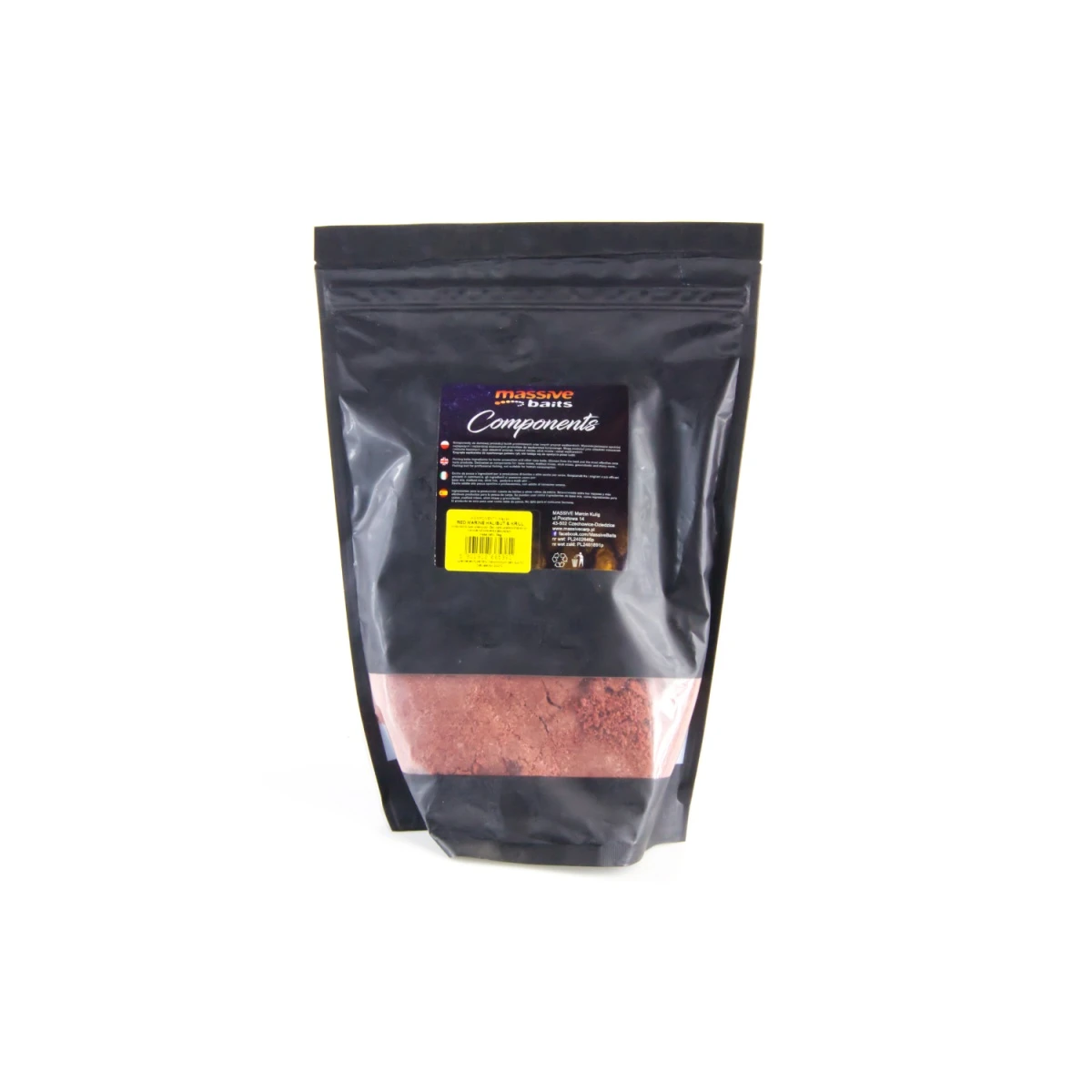 MassiveBaits Components  - Red Marine Halibut Krill Pellet - KRÓTKA DATA WAŻNOŚCIopakowanie 1kg - EAN: 200000102500