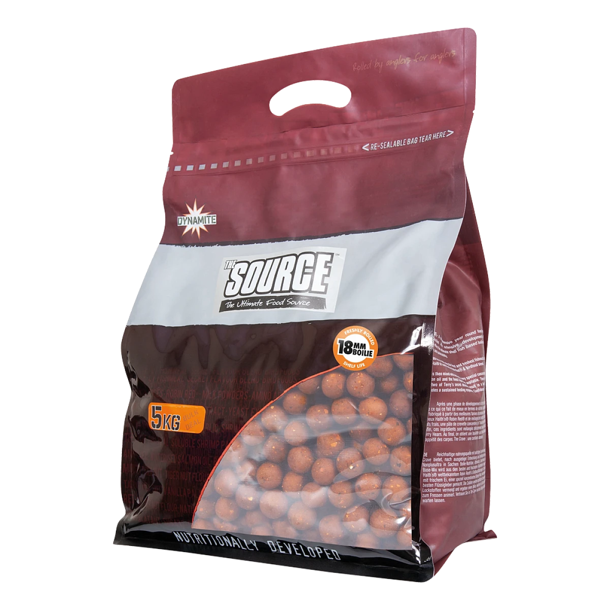 DynamiteBaits Boilies - The Source  - USZKODZONE OPAKOWANIErozmiar 18 mm / 5kg - EAN: 200000102593