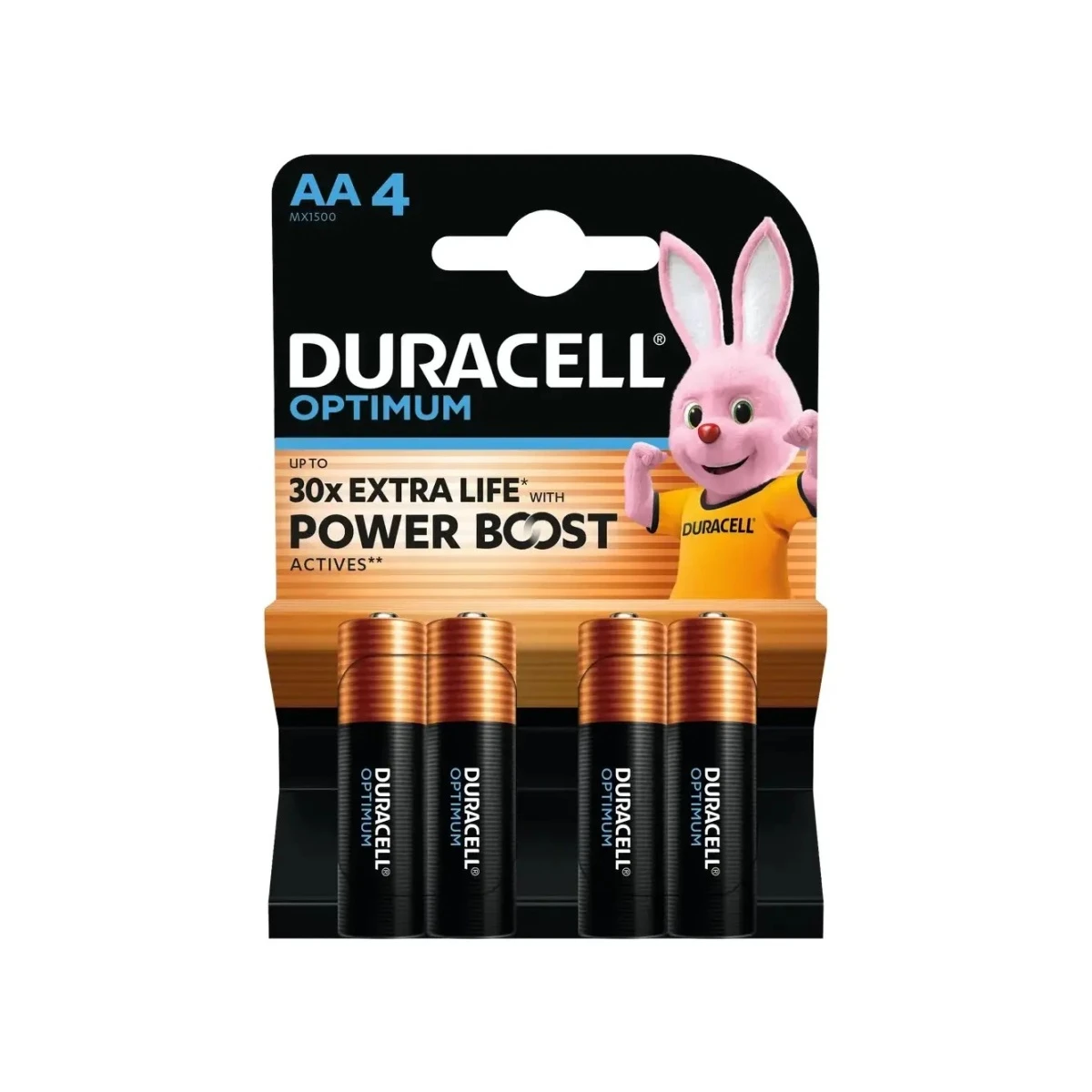 DURACELL Optimum - Bateria AA - Blister 4 szt 4szt (blister)opakowanie 4szt (blister) - EAN: 5000394158696