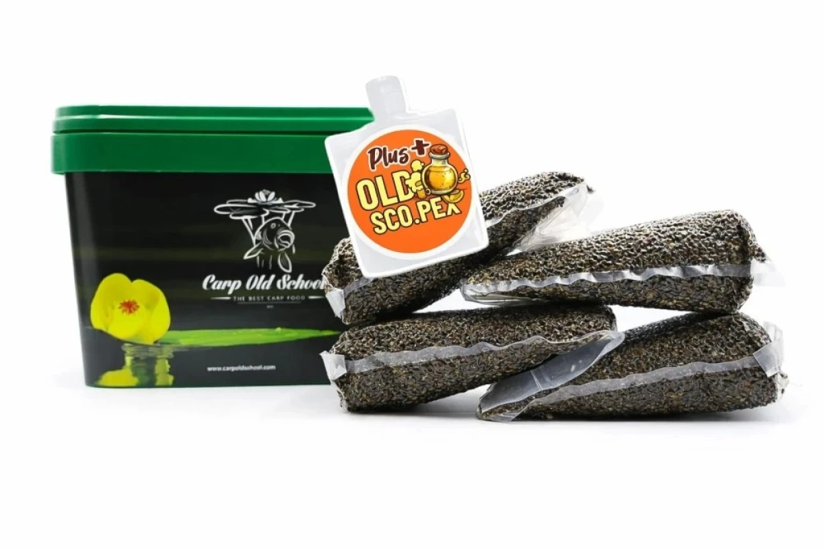 Carp Old School  - Konopie / Rzepik Natural 4 kg + zalewa OLD SCO.PEXopakowanie 4kg - MPN: COSKR4OSC - EAN: 5906623712229