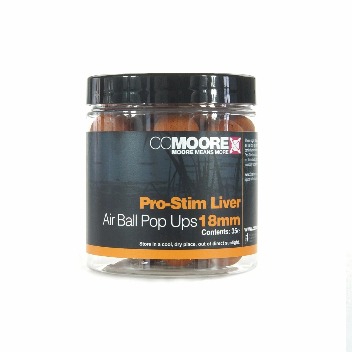 CCMoore Pro-Stim Liver Air Ball Pop Ups - KRÓTKA DATA WAŻNOŚCIrozmiar 18mm - EAN: 200000103323