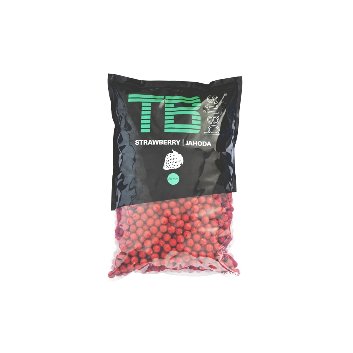 TB Baits Strawberry Feeding Boilies  - USZKODZONE OPAKOWANIErozmiar 20mm / 10kg - EAN: 200000103415