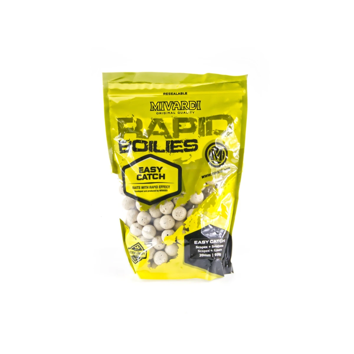 Mivardi Rapid Boilies Easy Catch - Scopex Cream  - Krótka Data Ważności rozmiar 24mm /950g - EAN: 200000103484