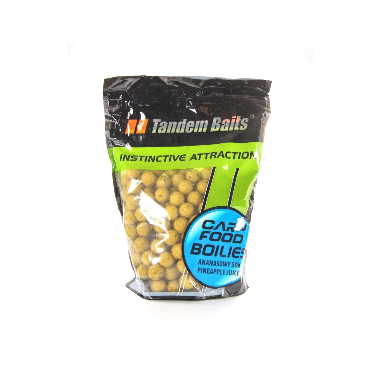 TandemBaits Carp Food Boilies   - Ananasowy Sok - Uszkodzone Opakowanie opakowanie 1kg - EAN: 200000103514