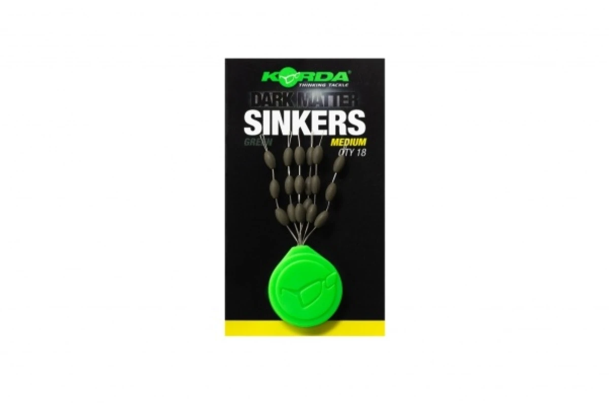 Korda Dark Matter Sinkers Green  Mediumrozmiar Medium - MPN: KSKMG - EAN: 5060062114348