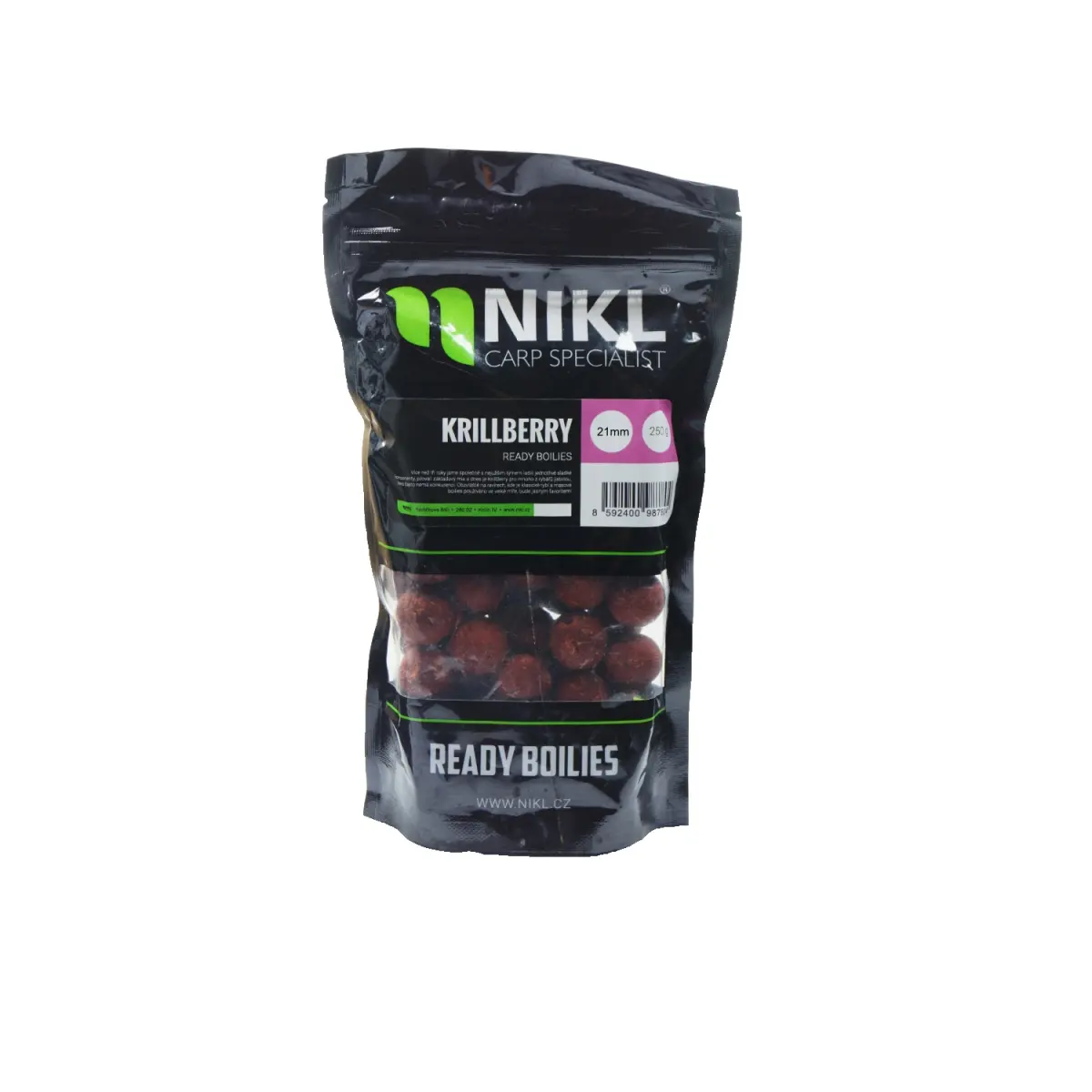 Karel Nikl Ready Boilies - KrillBerryrozmiar 21 mm / 250g - MPN: 2078529 - EAN: 8592400978529