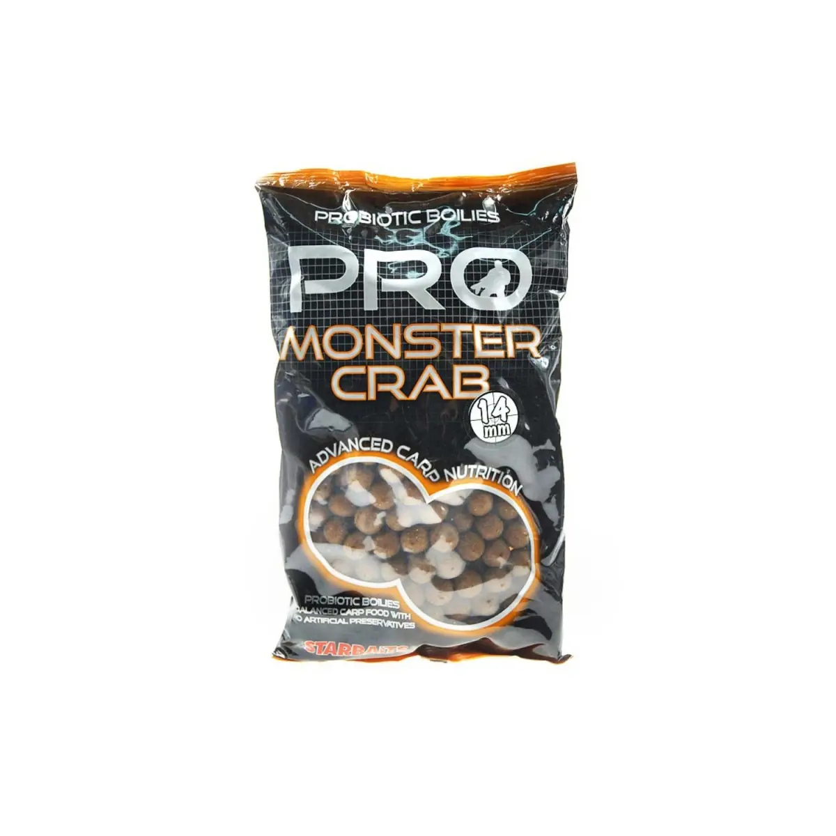 NEW Starbaits Probiotic Boilies - Monster Crab  14 mm / 1kgrozmiar 14 mm / 1kg - MPN: 29615 - EAN: 3297830296155