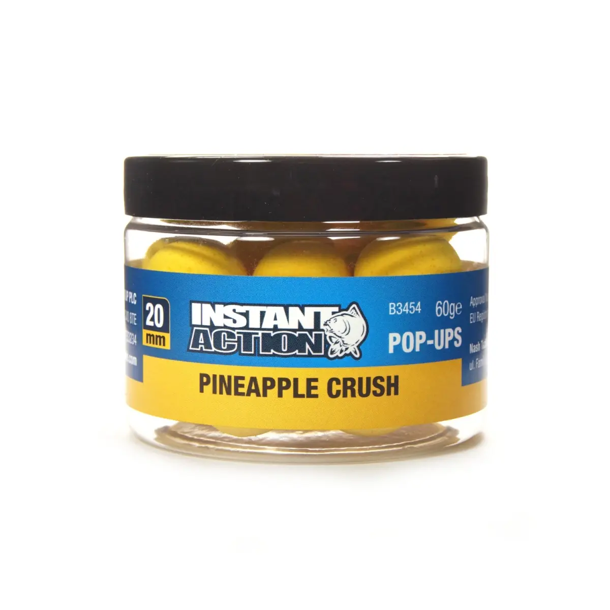 NEW Nash Instant Action Pineapple Crush Pop-uprozmiar 20 mm / 60g - MPN: B3454 - EAN: 5055108834540