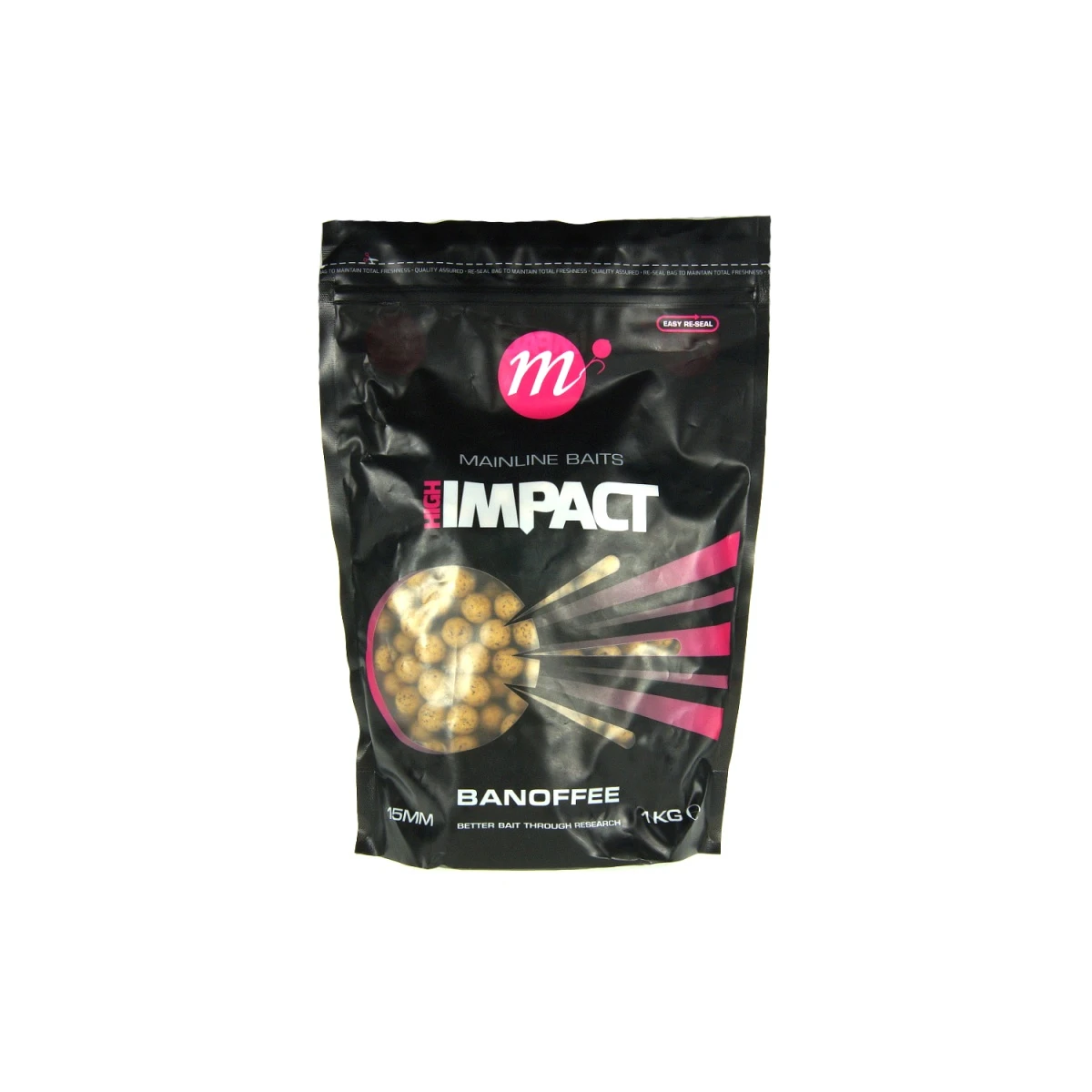 Mainline High Impact Boilies - Banoffeerozmiar 15 mm - 1 kg - MPN: M23141 - EAN: 5060509818235