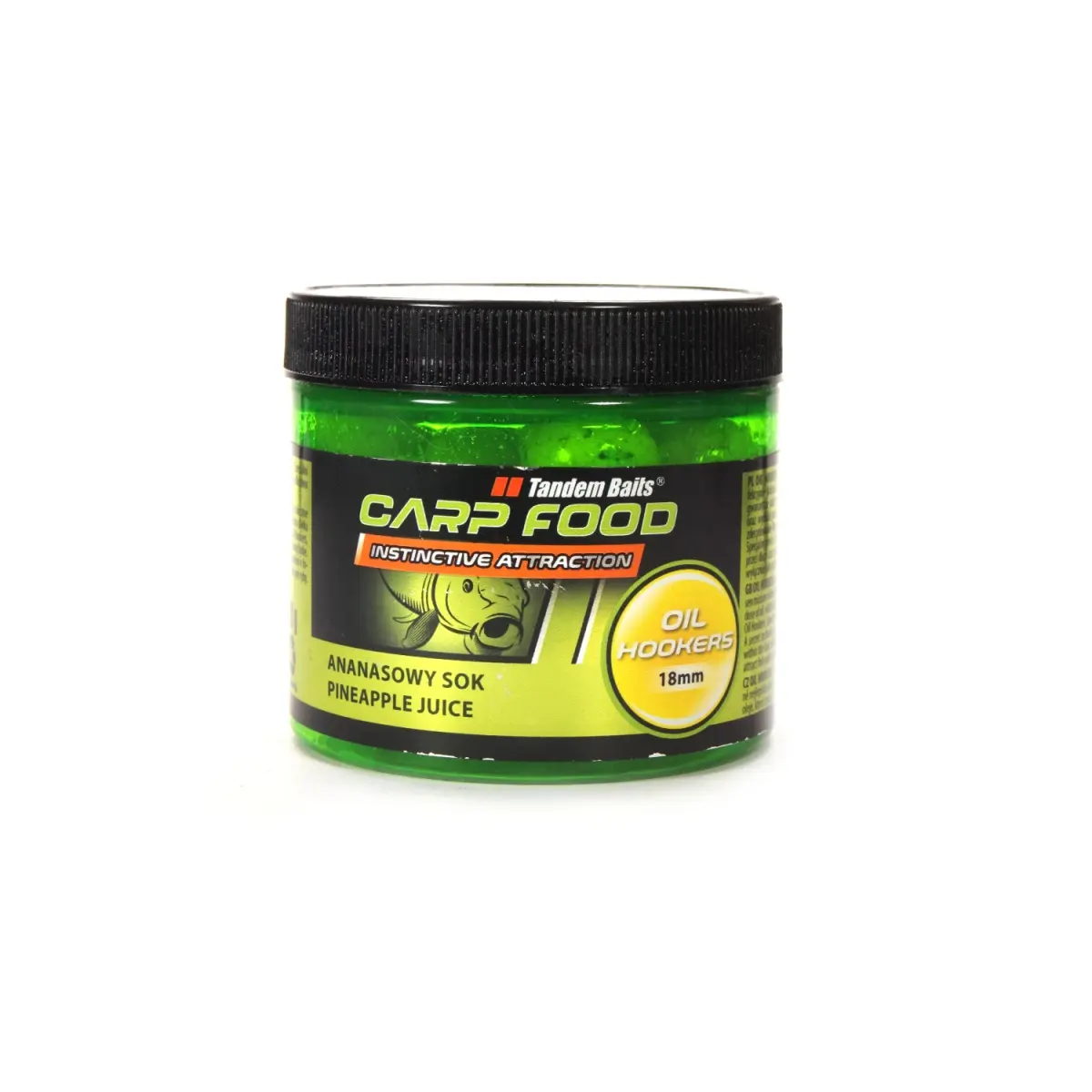 TandemBaits Carp Food Oil Hookers  - Ananasowy Sokrozmiar 18 mm / 120g - MPN: 17540 - EAN: 5907666676479