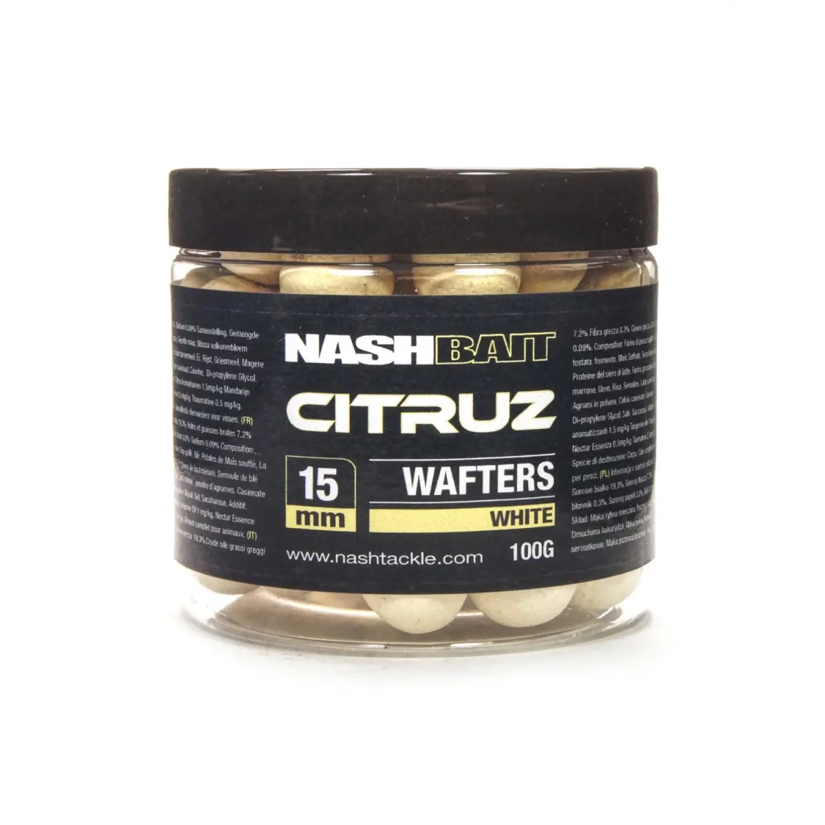 NEW Nash Citruz White Waftersrozmiar 15 mm / 100g - MPN: B2172 - EAN: 5055108821724