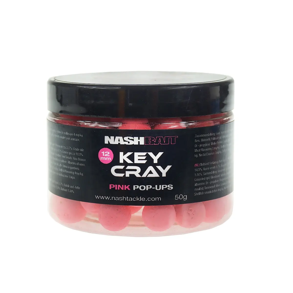 Nash Key Cray Pop-Up Pink 12 mm / 50grozmiar 12 mm / 50g - MPN: B9933 - EAN: 5055108899334