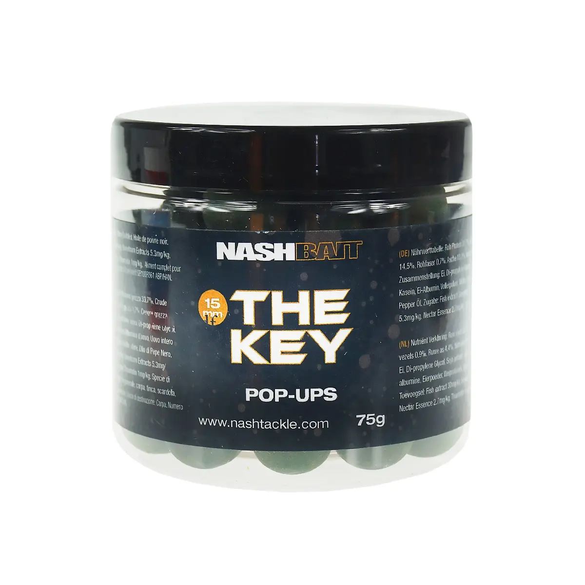 Nash The Key Pop-uprozmiar 15 mm / 75g - MPN: B2106 - EAN: 5055108821069
