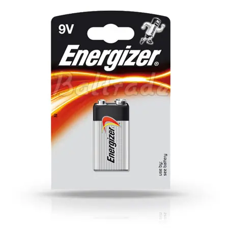 Energizer - Bateria 9V - MPN: 9V-9B-6LR61 - EAN: 7638900297409