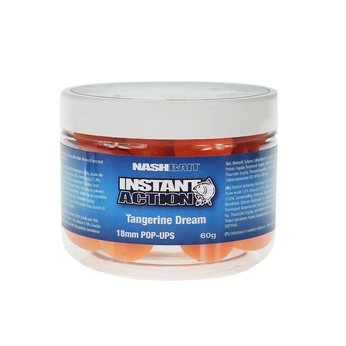 Nash Instant Action Tangerine Dream Pop Upsrozmiar 18 mm / 60g - MPN: B3364 - EAN: 5055108833642