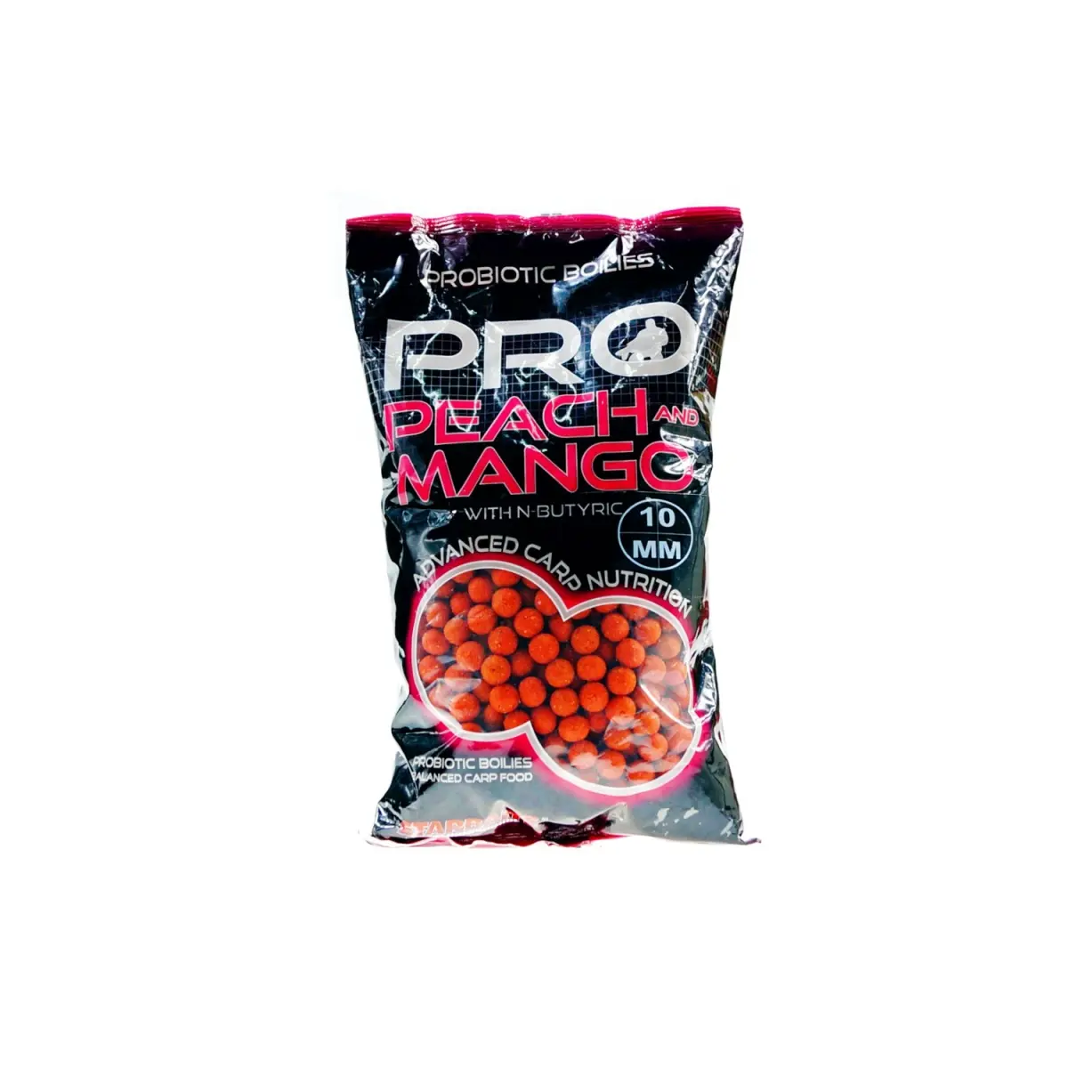 NEW Starbaits Probiotic Boilies - Peach & Mangorozmiar 10 mm /1kg - MPN: 39334 - EAN: 3297830393342