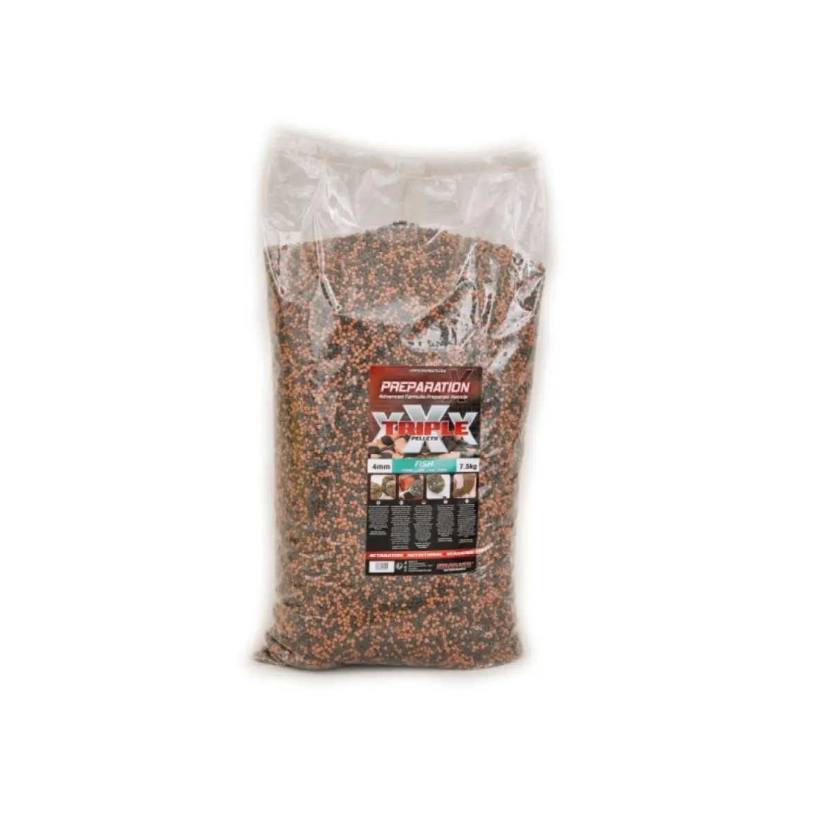 Starbaits Preparation X Triple X Pellets - FISH 4 mmśrednica 4 mm - MPN: 18952 - EAN: 3297830189525