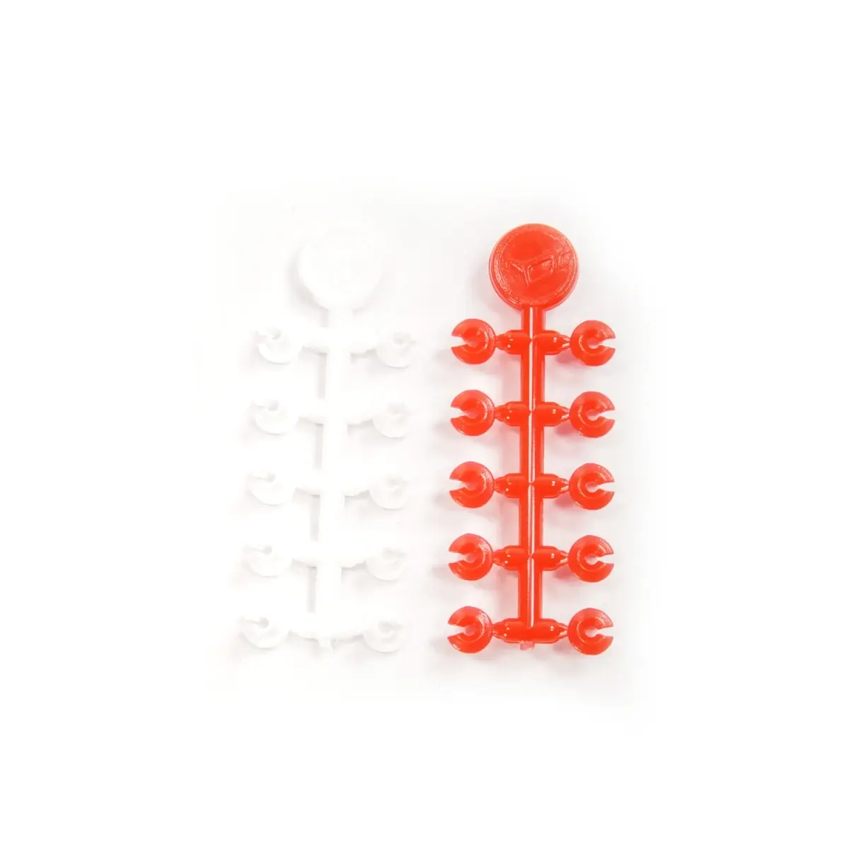 Korda Floss Capskolor white / red - MPN: KFLC2 - EAN: 5060461125396