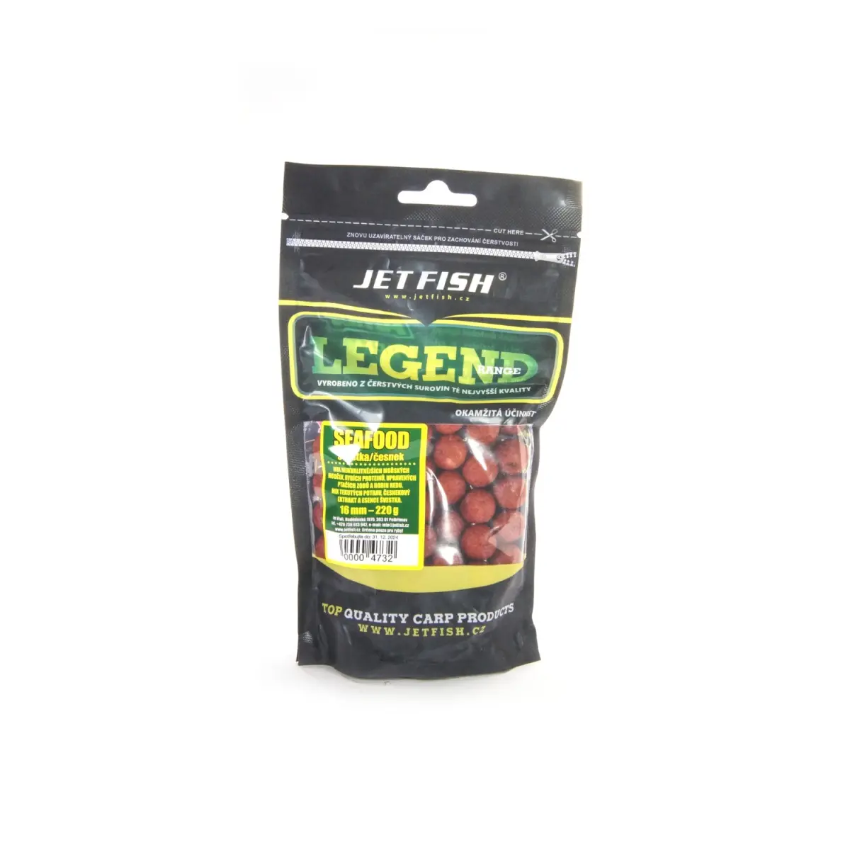 Jetfish Legend Boilie - Seafood - Plum and Garlicrozmiar 16mm / 220g - MPN: 000473 - EAN: 00004732