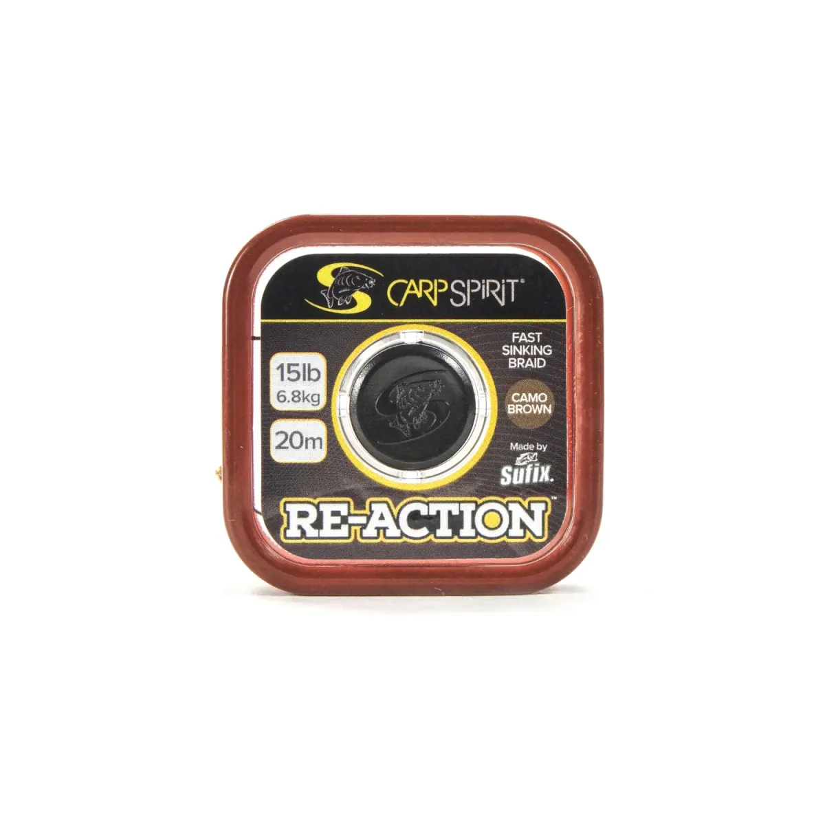 Carp Spirit Reaction Camo Braid 15lb (6,8kg) / Brownmodel 15lb (6,8kg) / Brown - MPN: ACS640062 - EAN: 3422993037417