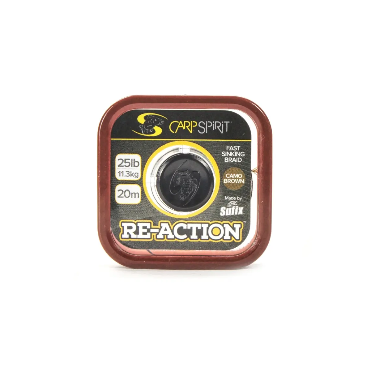 Carp Spirit Reaction Camo Braid 25lb (11,3kg) / Brownmodel 25lb (11,3kg) / Brown - MPN: ACS640064 - EAN: 3422993037431