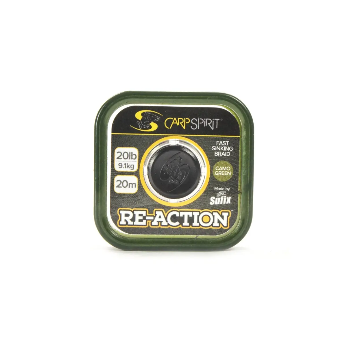 Carp Spirit Reaction Camo Braid 20lb (9,1kg) / Greenmodel 20lb (9,1kg) / Green - MPN: ACS640059 - EAN: 3422993037387