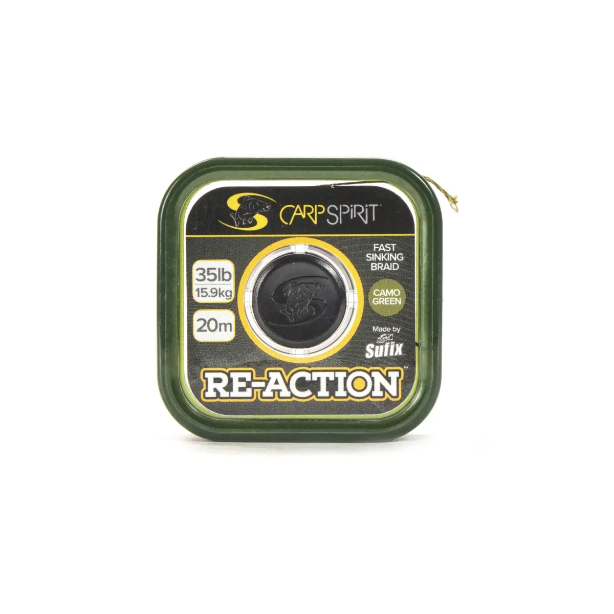 Carp Spirit Reaction Camo Braid 35lb (15,9kg) / Greenmodel 35lb (15,9kg) / Green - MPN: ACS640061 - EAN: 3422993037400
