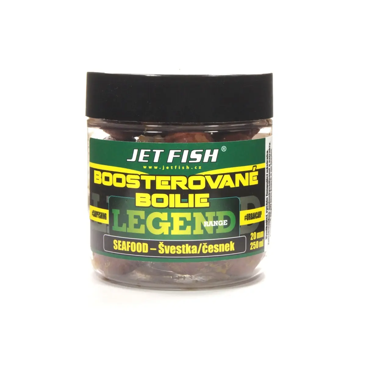 Jetfish Legend Boosted Boilies Seafood - Plum / Garlicrozmiar 20mm - MPN: 000271 - EAN: 00002714