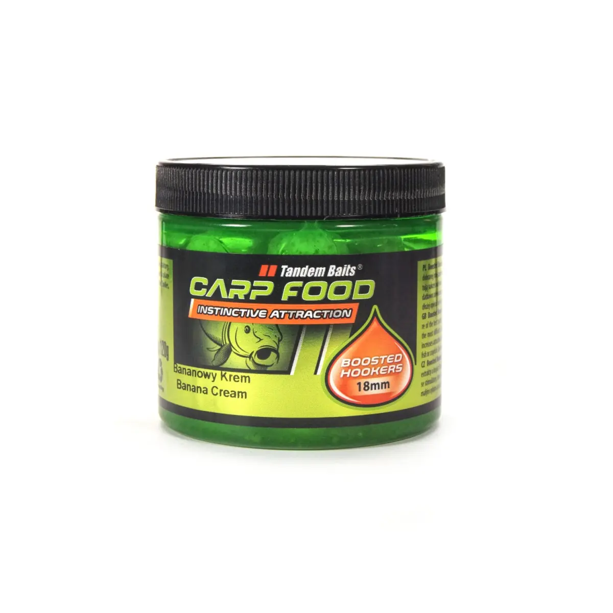 TandemBaits Carp Food Boosted Hookers  - Bananowy Kremrozmiar 18 mm / 300g - MPN: 11872 - EAN: 5907666662892