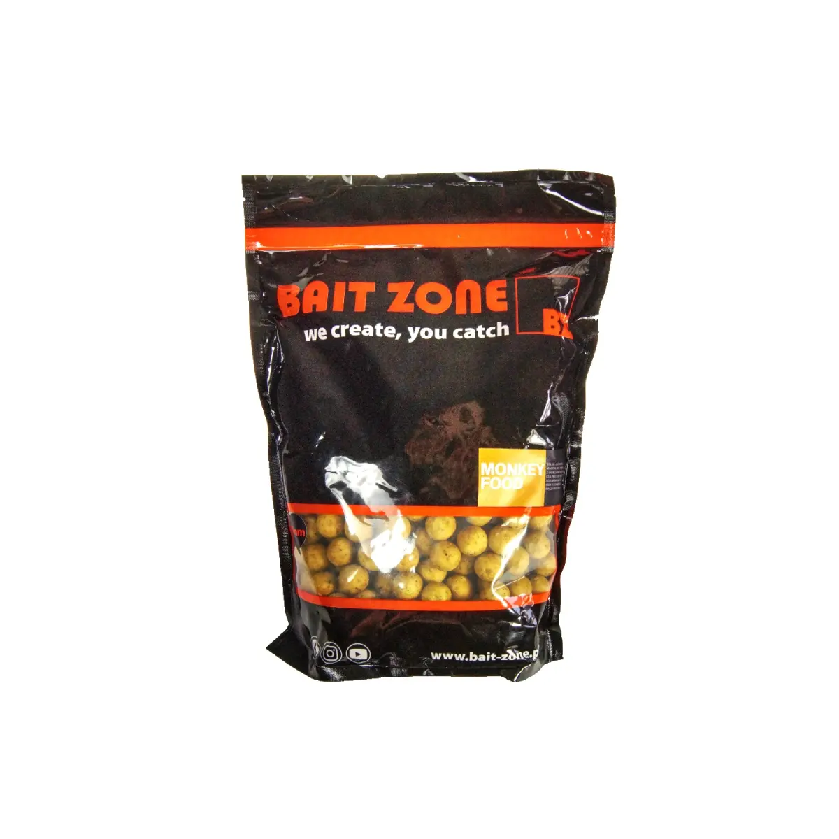 Bait Zone Boilies Monkey Foodrozmiar 16mm / 1kg - MPN: BZMF16/1 - EAN: 200000046217