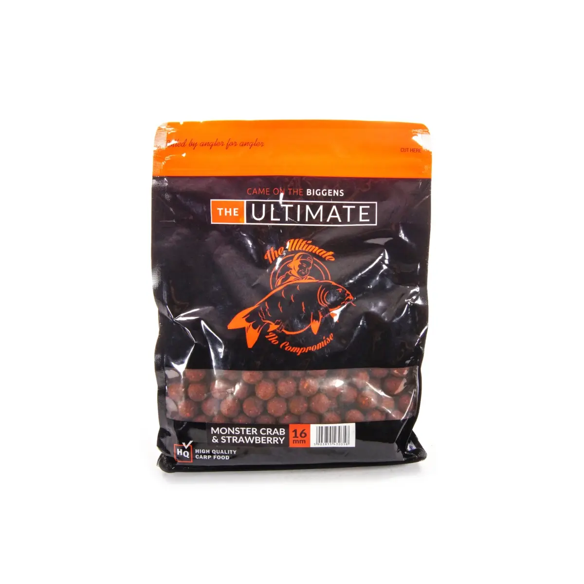 UltimateProducts Top Range Boilies - Monster Crab & Strawberryrozmiar 16 mm / 1 kg - EAN: 5903855430358
