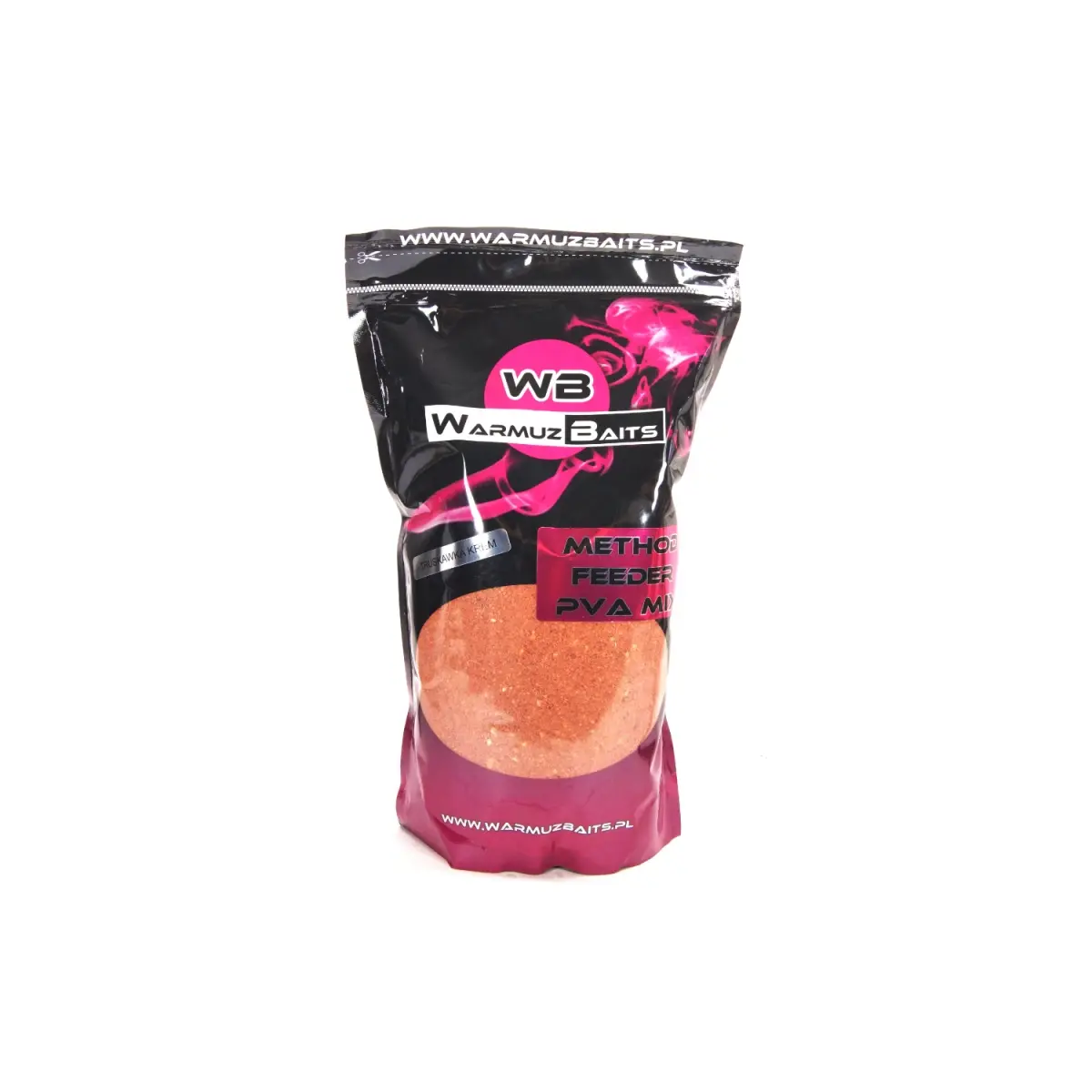 WarmuzBaits Method Feeder & PVA Mix  - Truskawka Kremopakowanie 900g - MPN: 66771 - EAN: 5902537370876