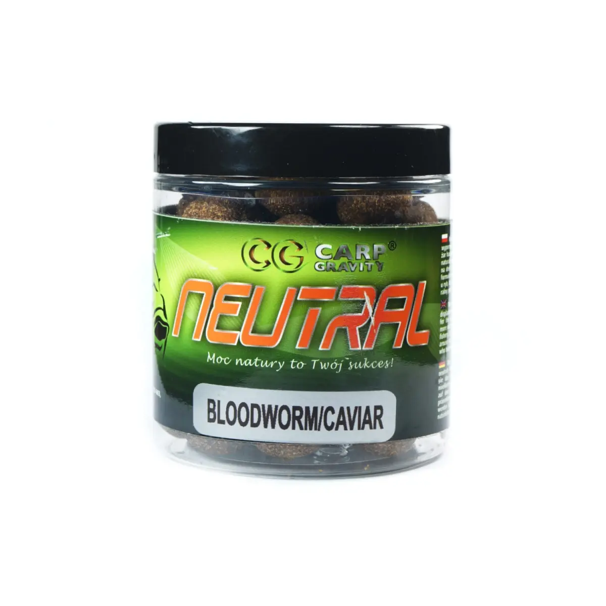Carp Gravity Wafters Neutral Boilies - Bloodworm Caviaropakowanie 18mm / 200ml - MPN: WAF003 - EAN: 200000051266