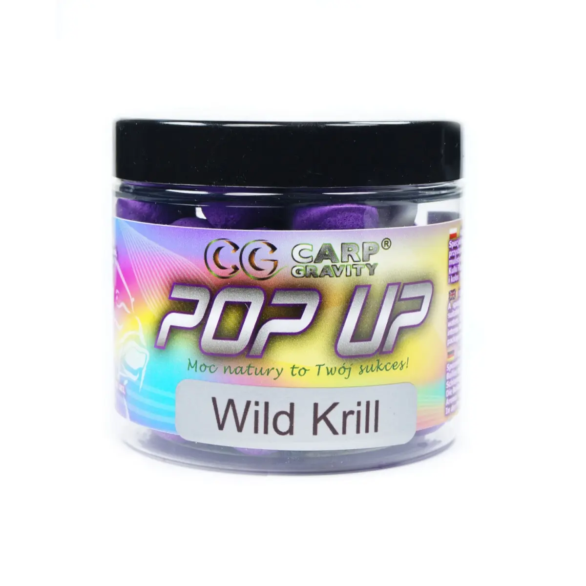 Carp Gravity Fluo Pop Up - Wild Krillrozmiar 15mm / 200ml - MPN: PUF010 - EAN: 200000050641