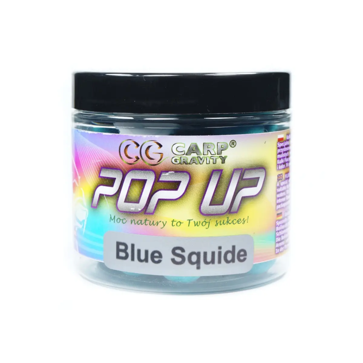 Carp Gravity Fluo Pop Up - Blue Squidrozmiar 15mm / 200ml - MPN: PUF006 - EAN: 200000050627