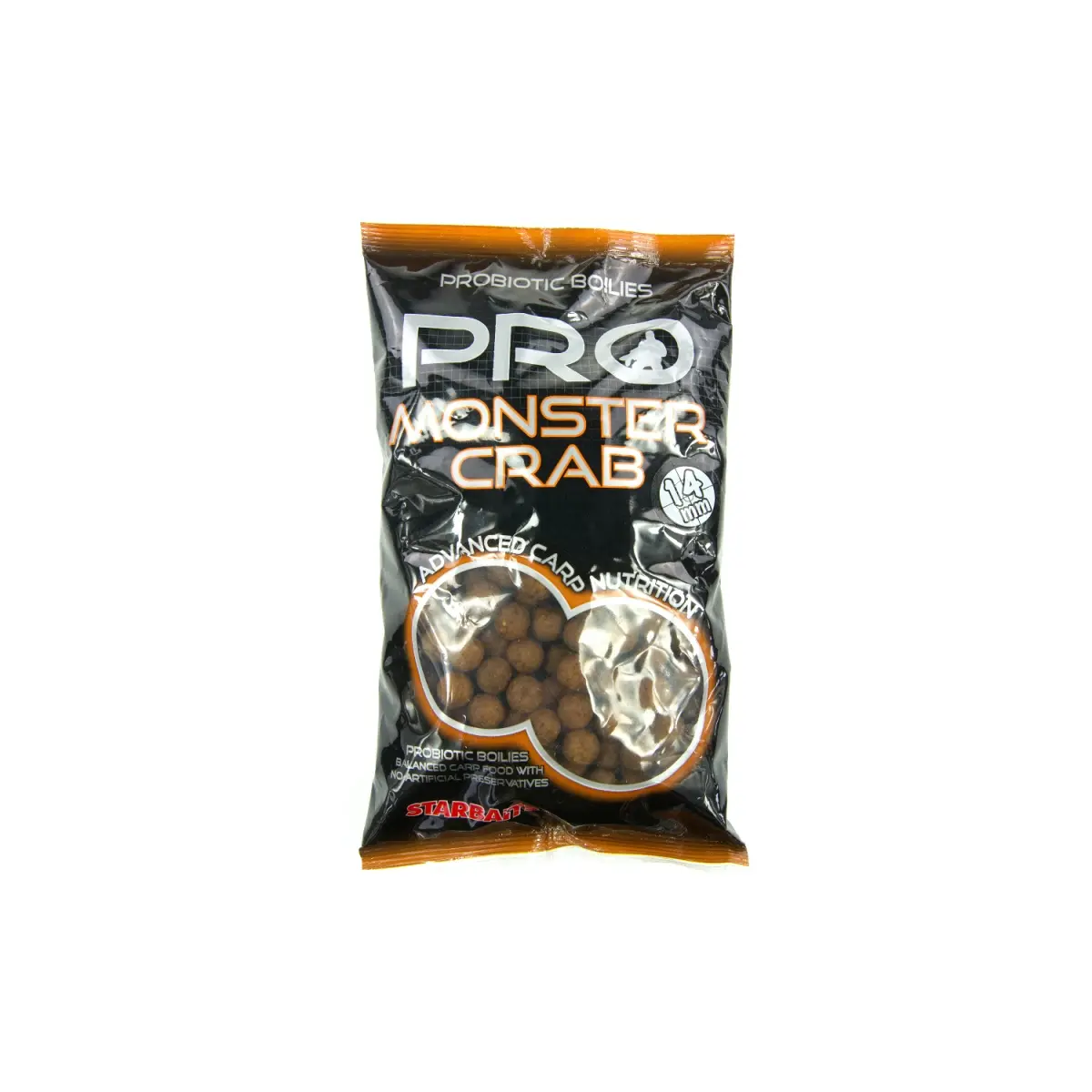 NEW Starbaits Probiotic Boilies - Monster Crab  14mm / 0,8kgrozmiar 14mm / 0,8kg - MPN: 65588 - EAN: 3297830655884