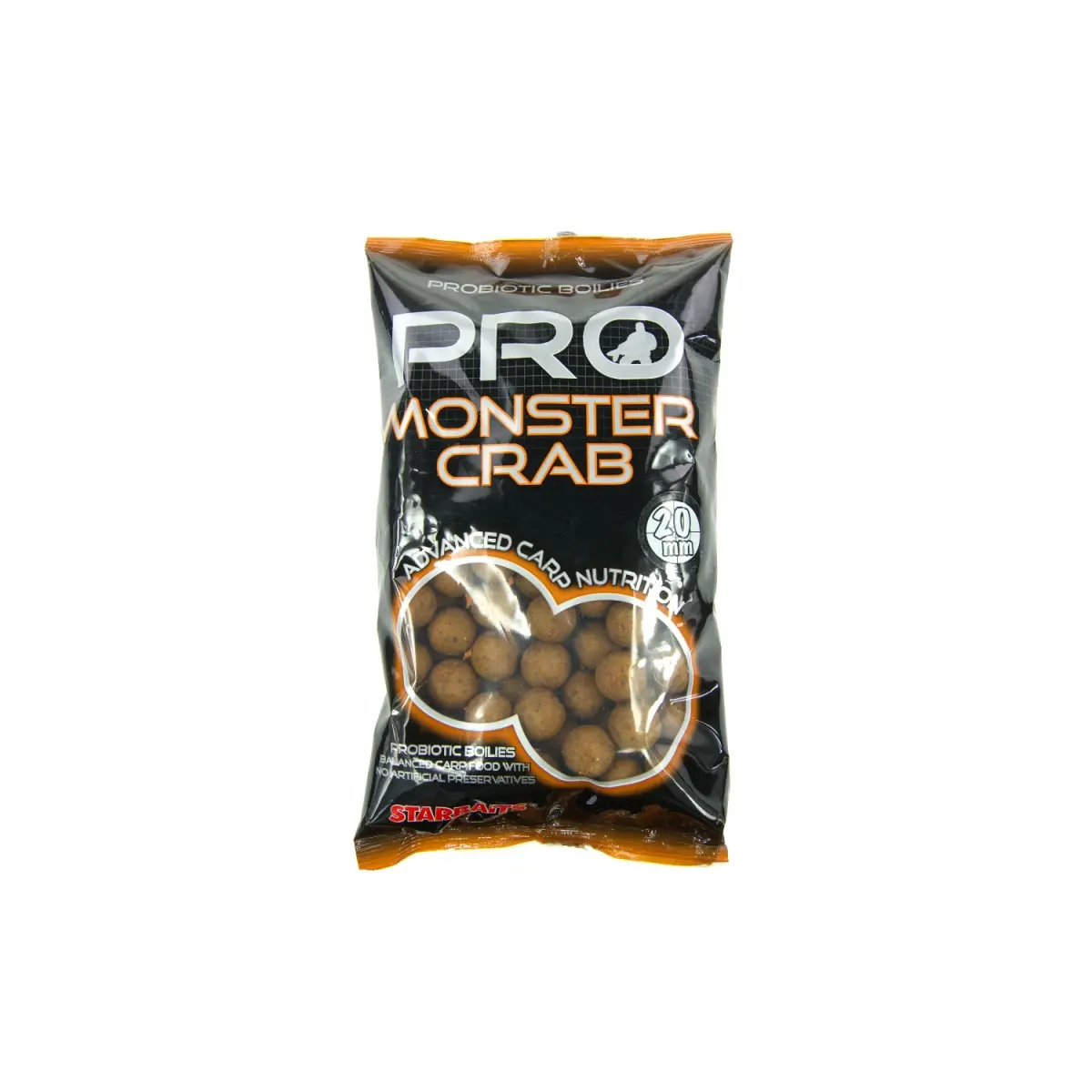 NEW Starbaits Probiotic Boilies - Monster Crab  20mm / 0,8kgrozmiar 20mm / 0,8kg - MPN: 65589 - EAN: 3297830655891