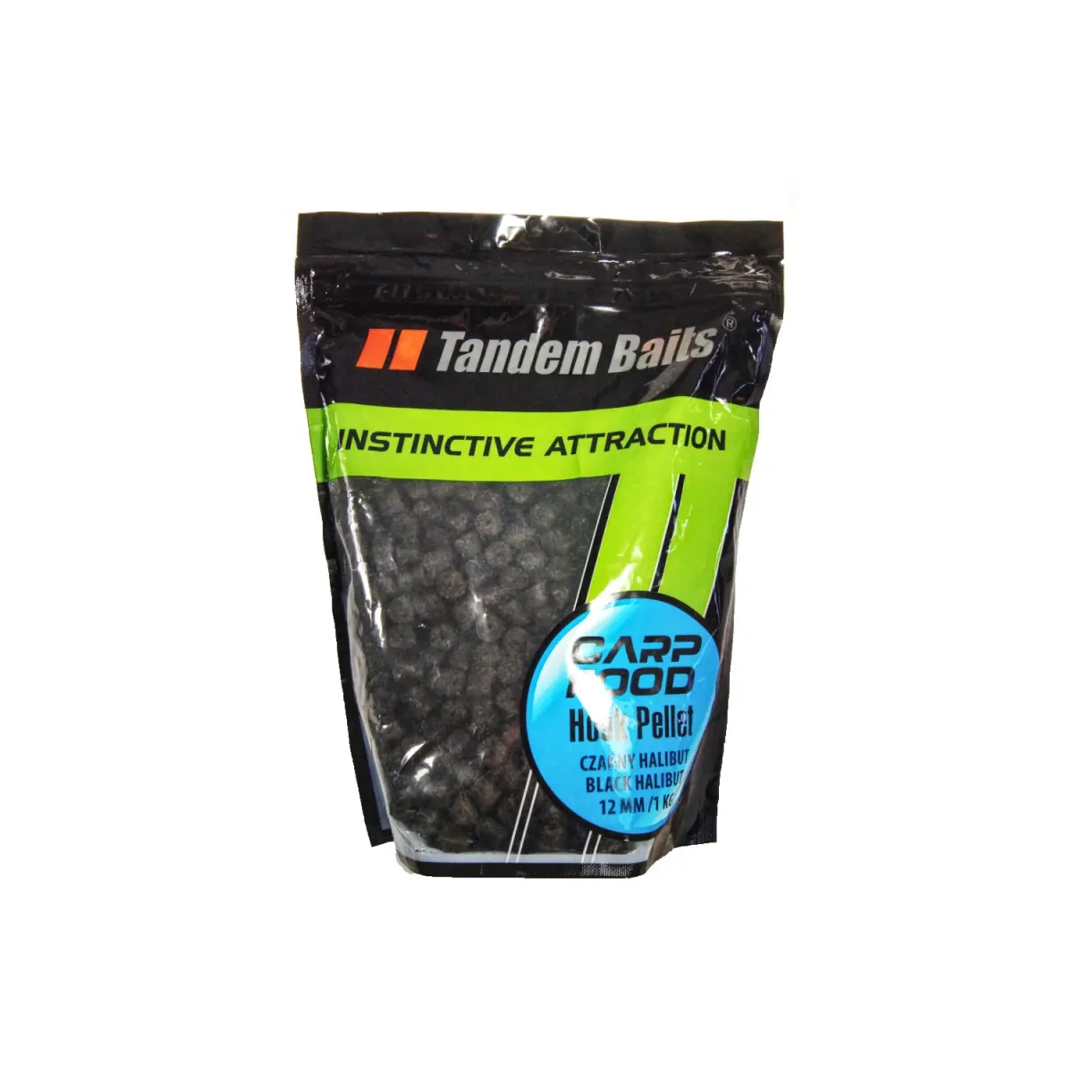TandemBaits Carp Food Hook Pellet  - Czarny Halibutrozmiar 12mm /1kg - MPN: 16004 - EAN: 5907666634684