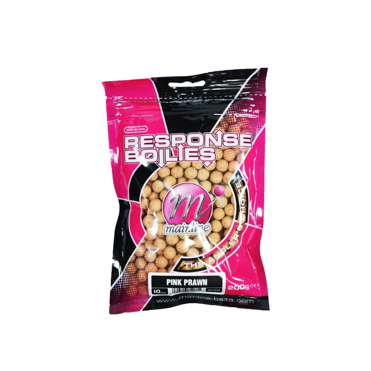 Mainline Response Range Boilies - Pink Prawnrozmiar 10mm / 200g - MPN: M01049 - EAN: 5060509810871