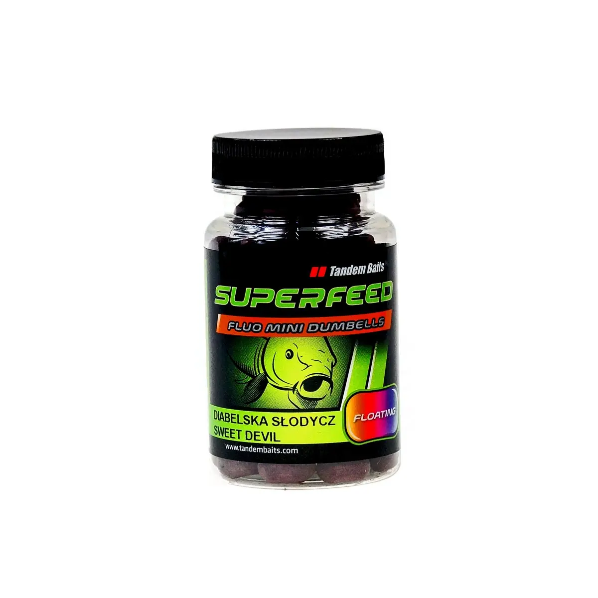 TandemBaits SuperFeed Fluo Diabelska Słodyczrozmiar dumbells / 35g - MPN: 24766 - EAN: 5907666670620