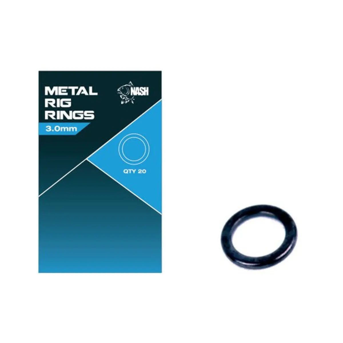 Nash Metal Rig Rings  3 mmrozmiar 3 mm - MPN: T8330 - EAN: 5055108983309