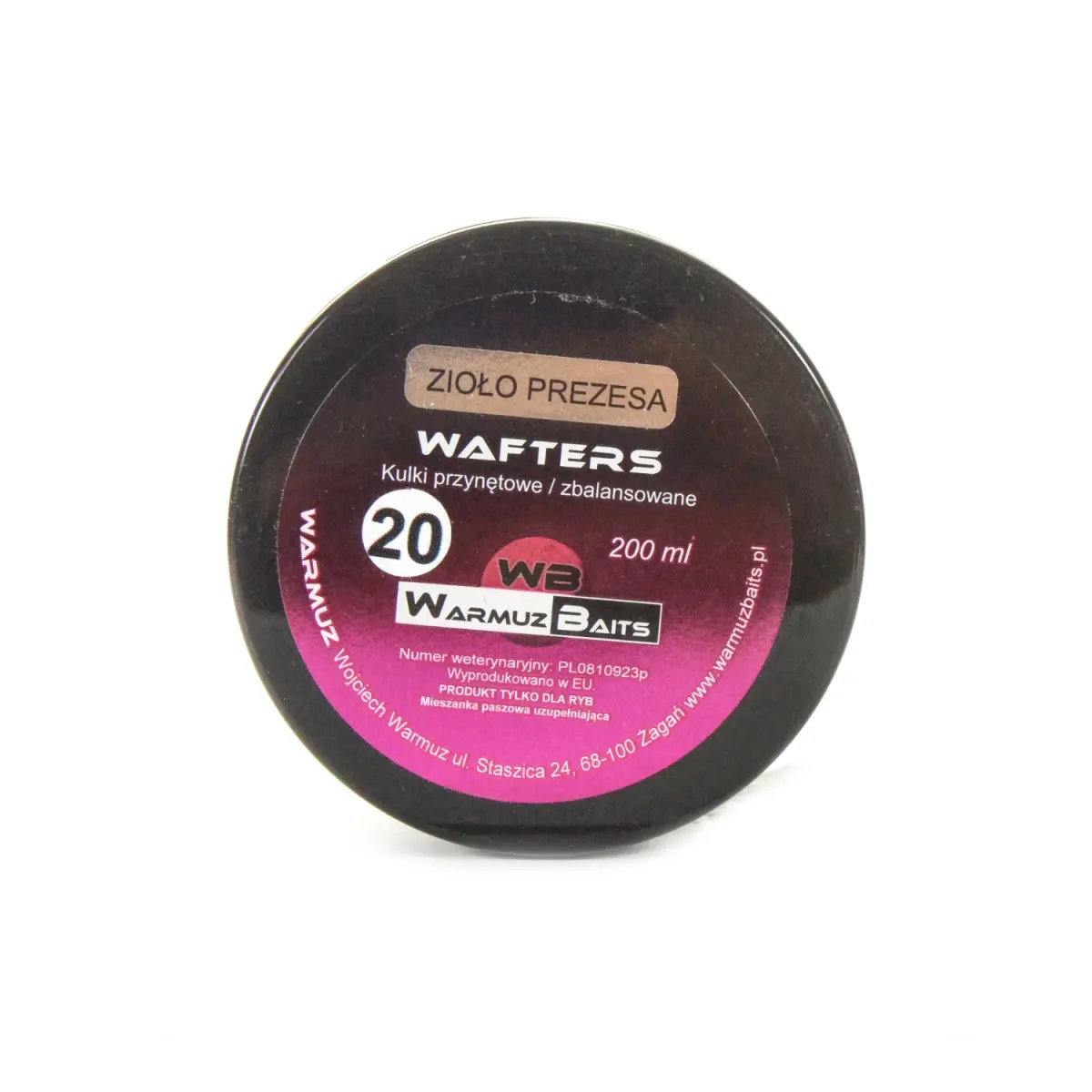 WarmuzBaits Wafters - Zioło Prezesa 20 mm / 200mlrozmiar 20 mm / 200ml - MPN: 67005 - EAN: 5902537373266