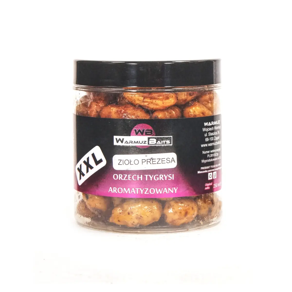 WarmuzBaits  - Orzech Tygrysi XXL Aromatyzowany Zioło Prezesa 250mlopakowanie 250ml - MPN: 67013 - EAN: 5902537373341