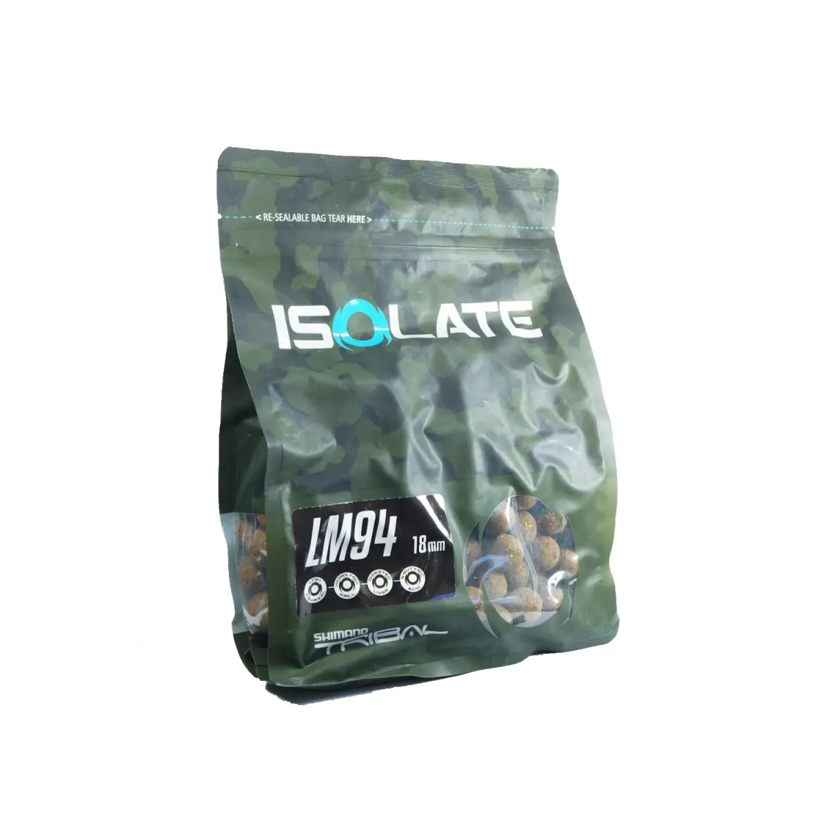 Shimano Tribal Isolate Boilies - LM94 - 1 kgrozmiar 18mm / 1kg - MPN: ISOLM94B181000 - EAN: 8717009845397