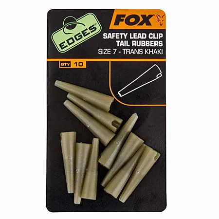 Fox Edges Safety Lead ClipTail Rubbersopakowanie 10 sztuk - MPN: CAC478 - EAN: 5055350240991