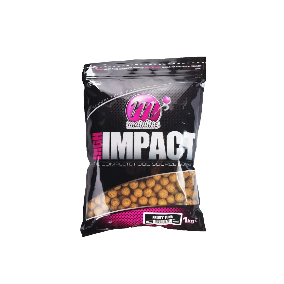 Mainline High Impact Boilies - Fruity Tuna rozmiar 15 mm / 1 kg - MPN: M23117 - EAN: 5060509815302
