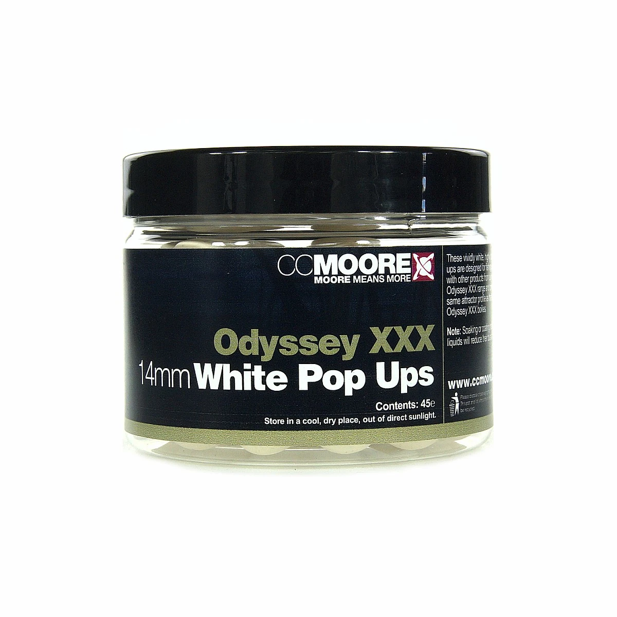 CcMoore White Pop-Ups - Odyssey XXXrozmiar 14 mm - MPN: 90128 - EAN: 634158445316